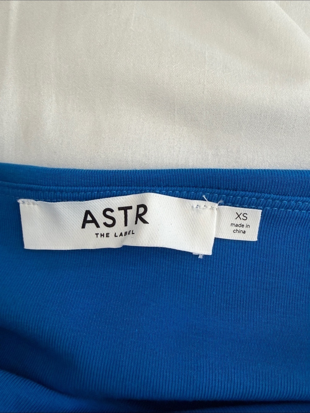 NWOT Astr Bright Blue Strapless Dress Size XS - Picture 2 of 7